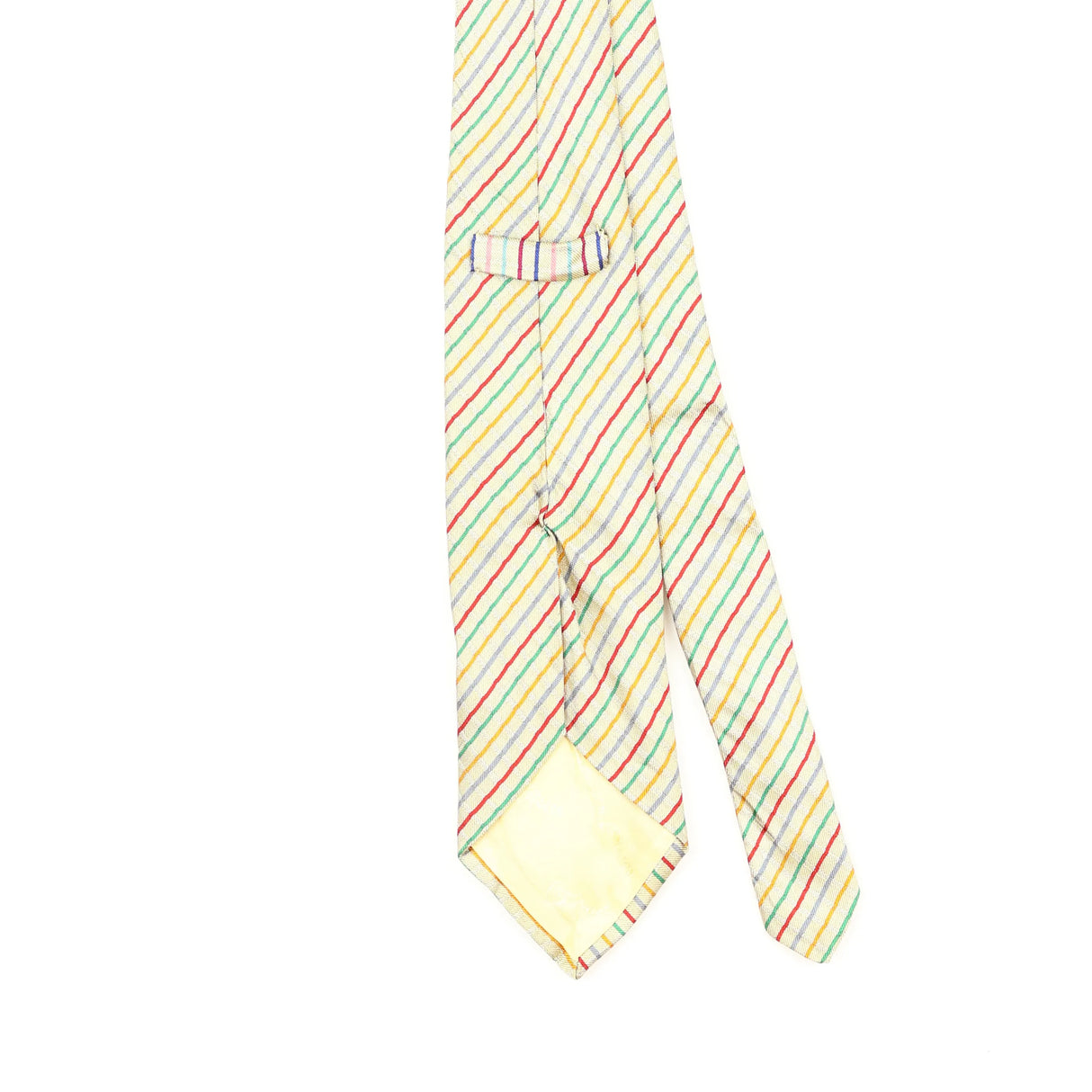 Back Back Detail of Vintage 1990's Turnbull & Asser Striped Patterned Tie