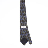 Back Back of Vintage Van Heusen Geometric Patterned Tie