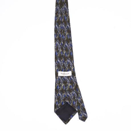 Back Back of Vintage Van Heusen Geometric Patterned Tie