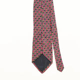 Back Detail of Vintage 1990's Geometric Patterned Tie