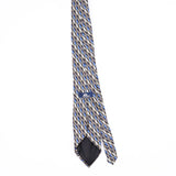 Back Back of Vintage 1990's Stafford Geometric Patterned Tie