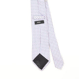 Back Detail of Vintage Hugo Boss Geometric Patterned Tie