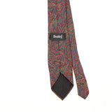 Back Detail of Vintage 1990's Wembley Paisley Patterned Tie