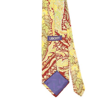 Back Back Detail of Vintage Liberty of London Paisley Patterned Tie