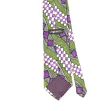 Back Back Detail of Vintage 1990's J.T. Beckett Geometric Patterned Tie