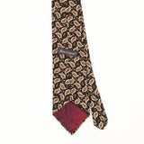 Back Back Detail of Vintage 1990's Geometric Patterned Tie