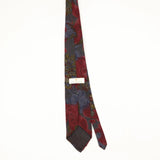 Back Back of Vintage 1990's Bill Blass Floral Patterned Tie