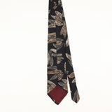 Back of Vintage 1990's Zylos Geometric Patterned Tie