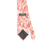 Back Back Detail of Vintage 1990's Alexander Julian Flowers Floral Patterned Tie
