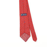 Back Detail of Vintage 1990's Geometric Patterned Tie