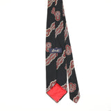 Back of Vintage 1980's Geometric Patterned Tie