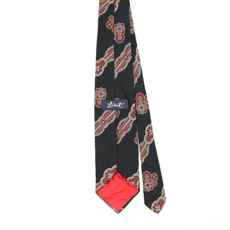 Back of Vintage 1980's Geometric Patterned Tie