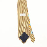 Back Back Detail of Vintage Peanuts Snoopy Striped Patterned Tie