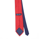 Back Back Detail of Vintage Tommy Hilfiger Polka Dot Patterned Tie