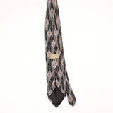 Back Back of Vintage 1990's Haggar Geometric Patterned Tie