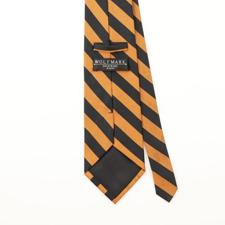 Back Detail of Vintage Striped Patterned Tie