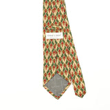 Back Detail of Vintage 1990's Geometric Patterned Tie