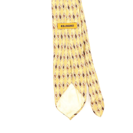 Back Detail of Vintage 1990's Geometric Patterned Tie