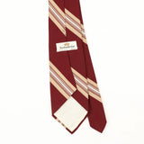 Back Back Detail of Vintage 1980's Striped Patterned Tie
