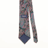 Back Detail of Vintage Damon Paisley Patterned Tie