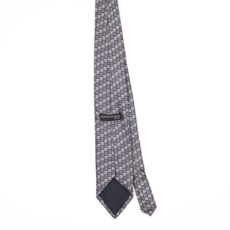Back Back of Vintage Kenneth Cole Geometric Patterned Tie