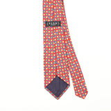 Back Detail of Vintage 1990's Thomas Pink Geometric Patterned Tie
