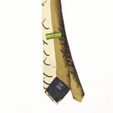 Back Back Detail of Vintage 1990's Jerry Garcia Banyan Trees Abstract Patterned Tie