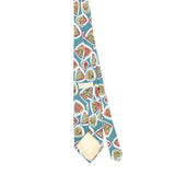Back Back of Vintage 1990's Geometric Patterned Tie