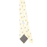 Back Back of Vintage 1990's Givenchy Monogram Floral Patterned Tie