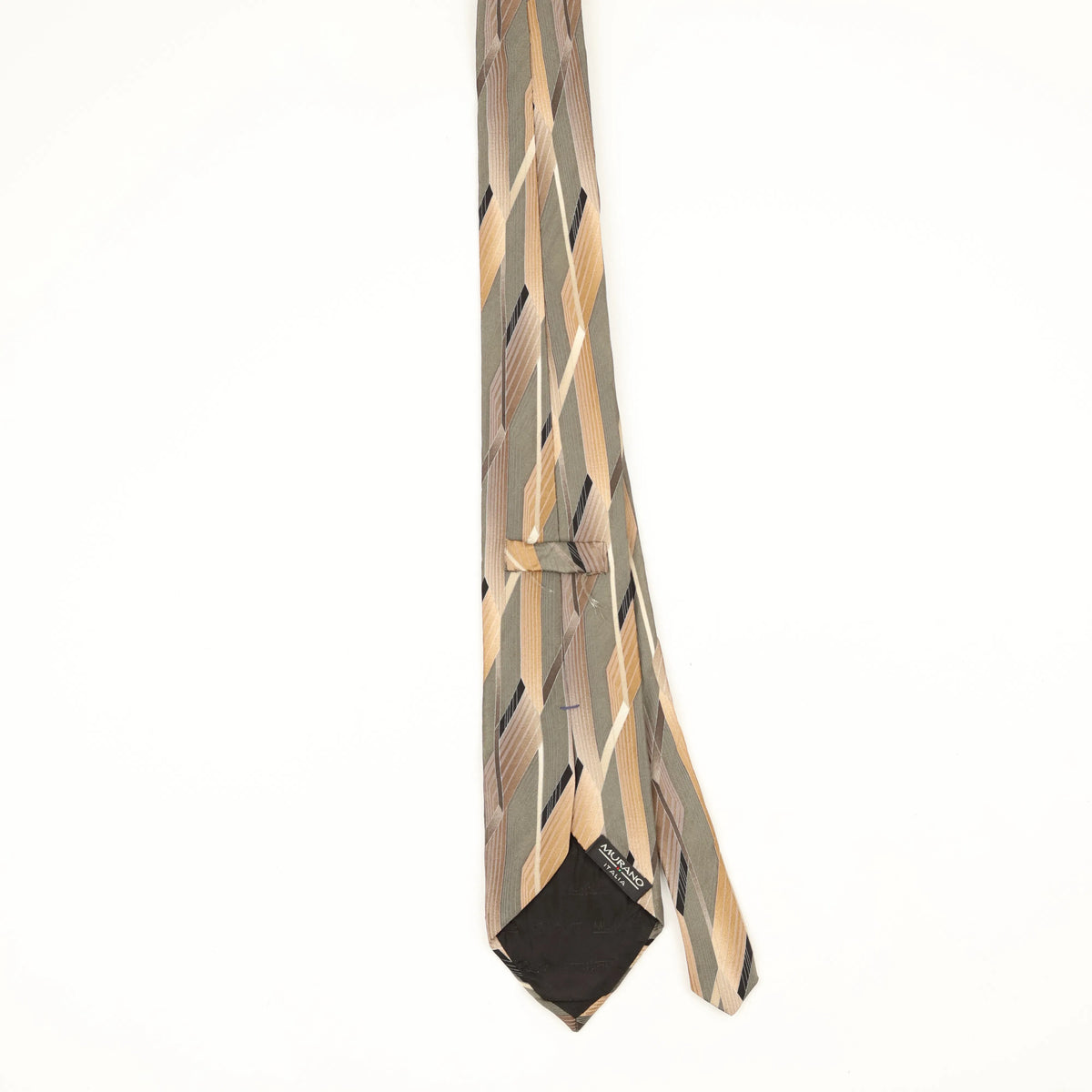 Back Back of Vintage 1990's Murano Abstract Patterned Tie