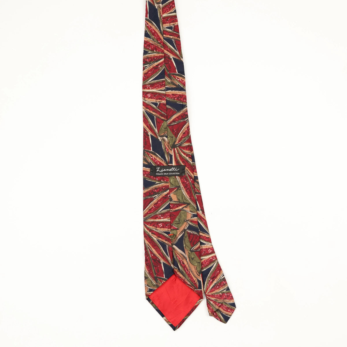 Back Back of Vintage 1990's Abstract Patterned Tie