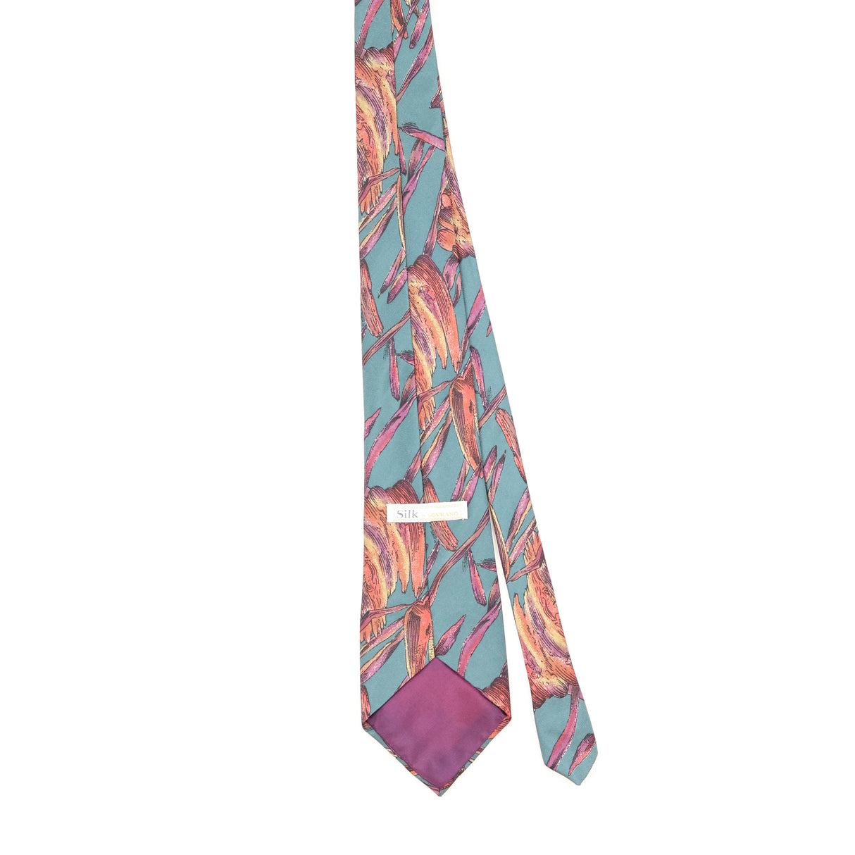 Back of Vintage 1990's Abstract Patterned Tie
