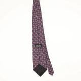 Back Back of Vintage 1990's Geometric Patterned Tie