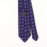 Back Detail of Vintage 1990's Brooks Brothers Paisley Patterned Tie