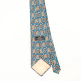 Back Back Detail of Vintage 1980's Ted Lapidus Geometric Patterned Tie