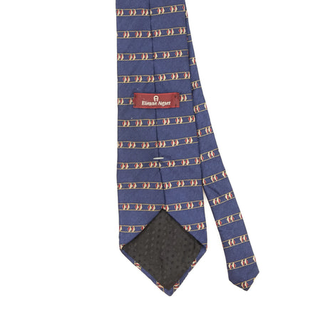 Back Back Detail of Vintage Etienne Aigner Striped Patterned Tie