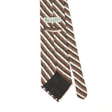 Back Back Detail of Vintage 1990's Bugatti Striped Patterned Tie