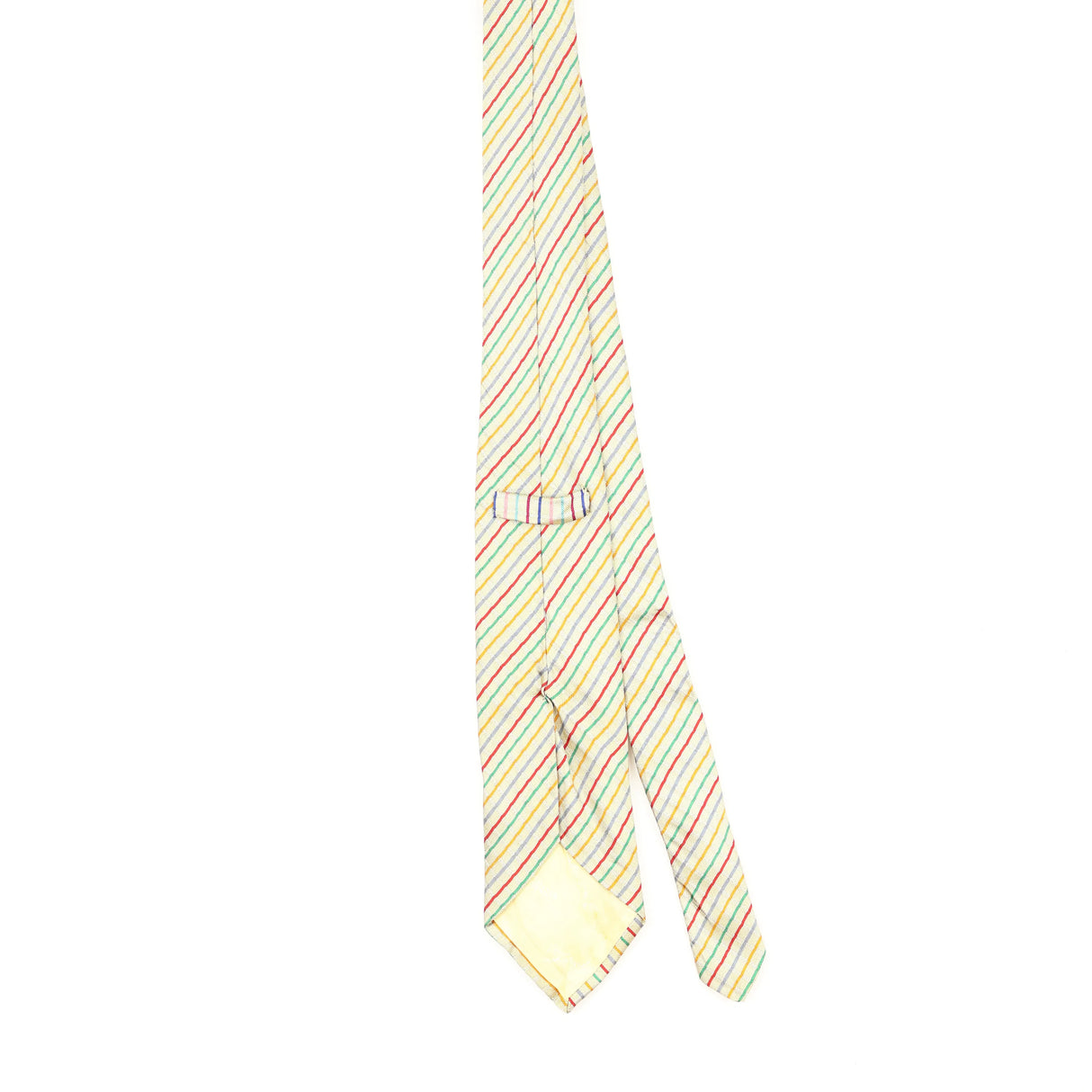 Back Back of Vintage 1990's Turnbull & Asser Striped Patterned Tie