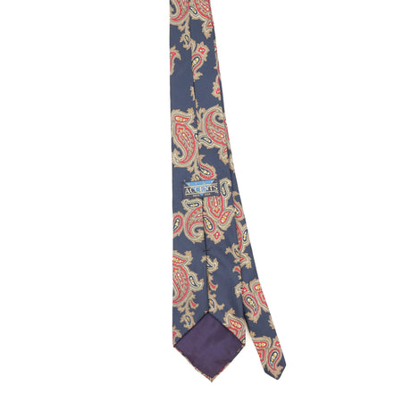 Back of Vintage 1990's Paisley Patterned Tie