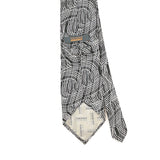 Back Detail of Vintage 1990's Ted Baker Abstract Patterned Tie
