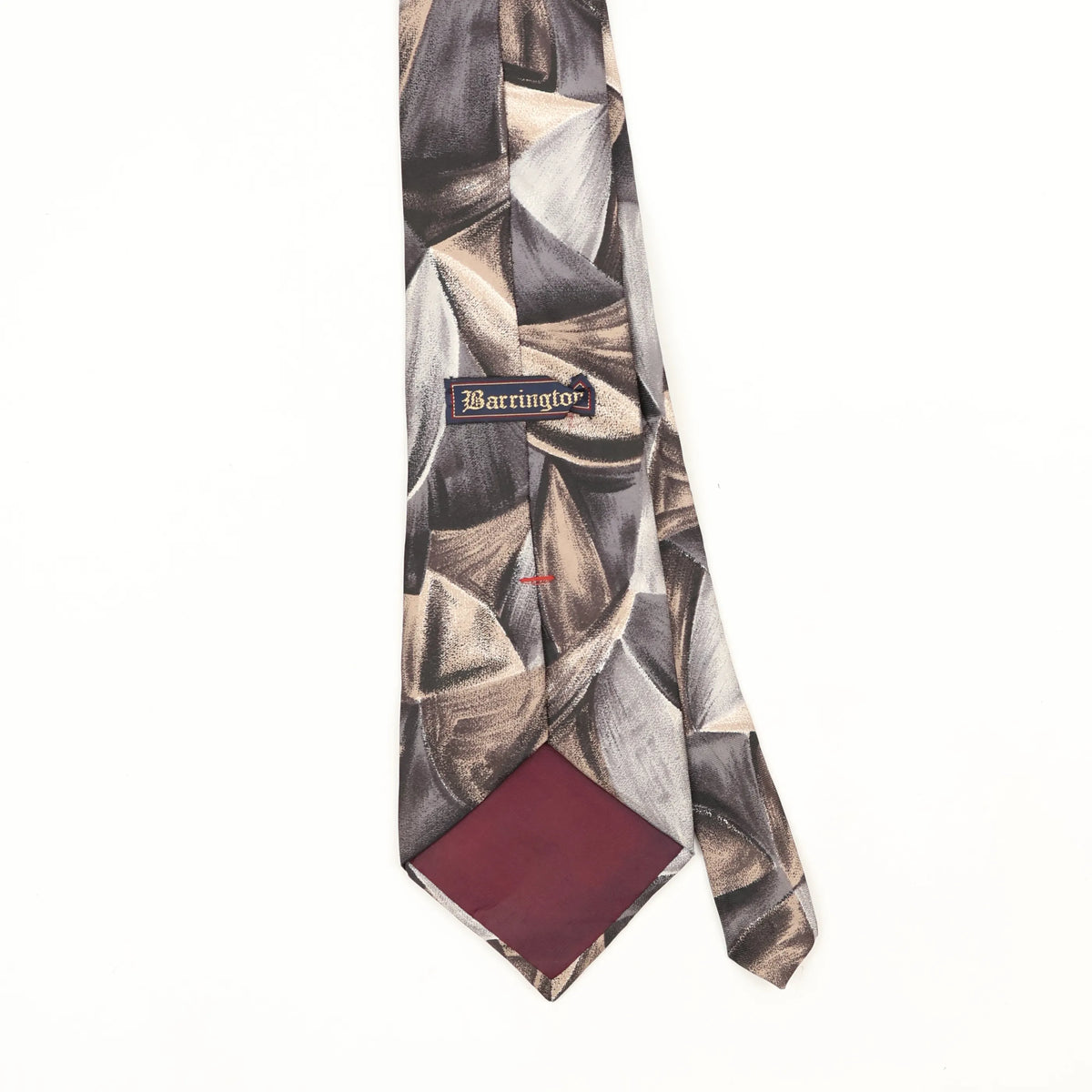 Back Back Detail of Vintage 1990's Abstract Patterned Tie