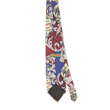 Back of Vintage 1990's Tabasco Hot Sauce Cartoon Patterned Tie