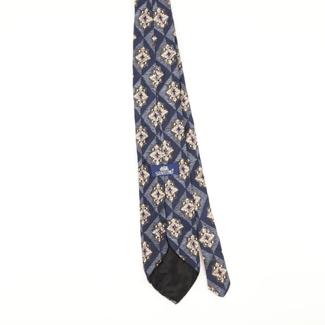 Back of Vintage 1990's Stafford Geometric Patterned Tie