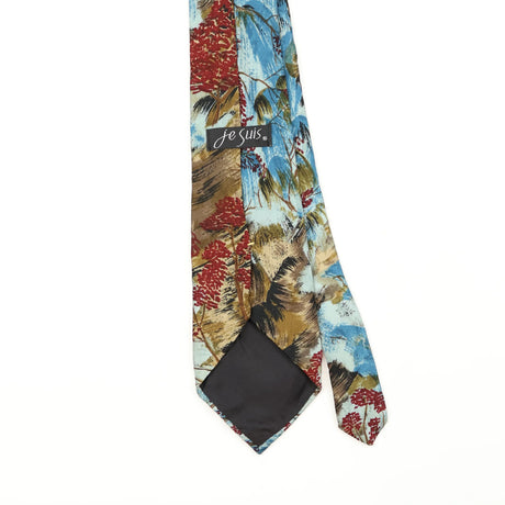 Back Back Detail of Vintage 1990's Abstract Patterned Tie