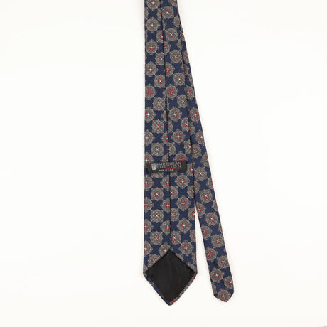 Back of Vintage 1990's Geometric Patterned Tie