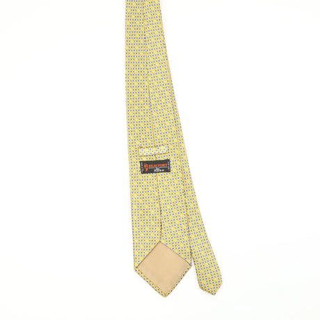 Back Back of Vintage 1990's Tie Rack Beaufort Geometric Patterned Tie