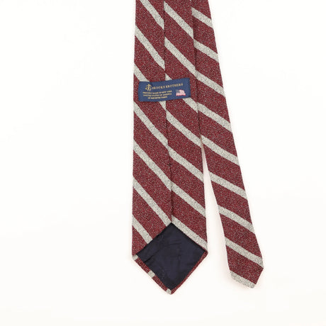 Back Detail of Vintage 1990's Brooks Brothers Striped Patterned Tie