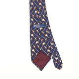 Back Back Detail of Vintage 1990's Ralph Lauren Polo Geometric Patterned Tie