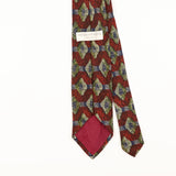 Back Detail of Vintage 1990's Geometric Patterned Tie