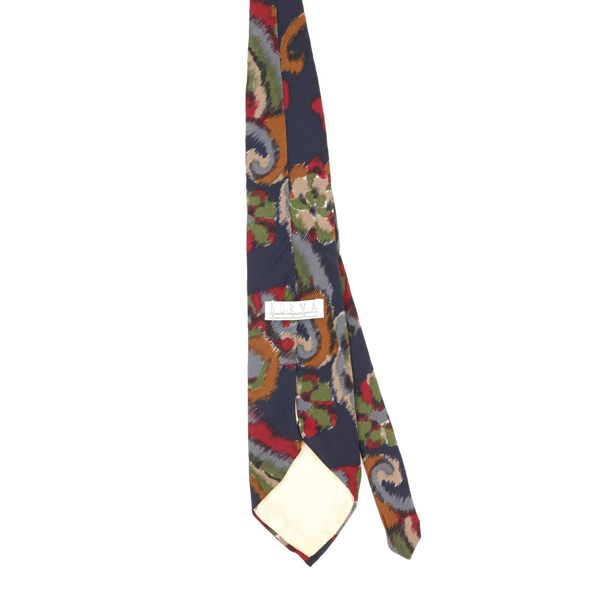 Back Back of Vintage 1990's Abstract Patterned Tie